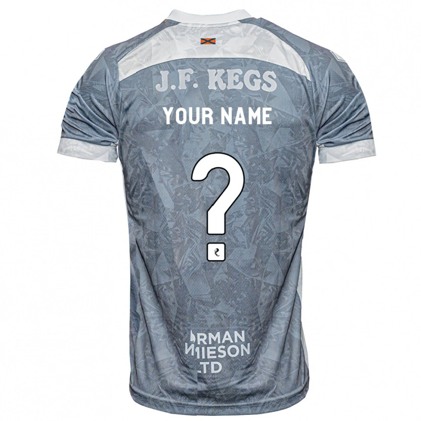 Danxen Herren Ihren Namen #0 Hellgrau Auswärtstrikot Trikot 2026/27 T-Shirt Österreich