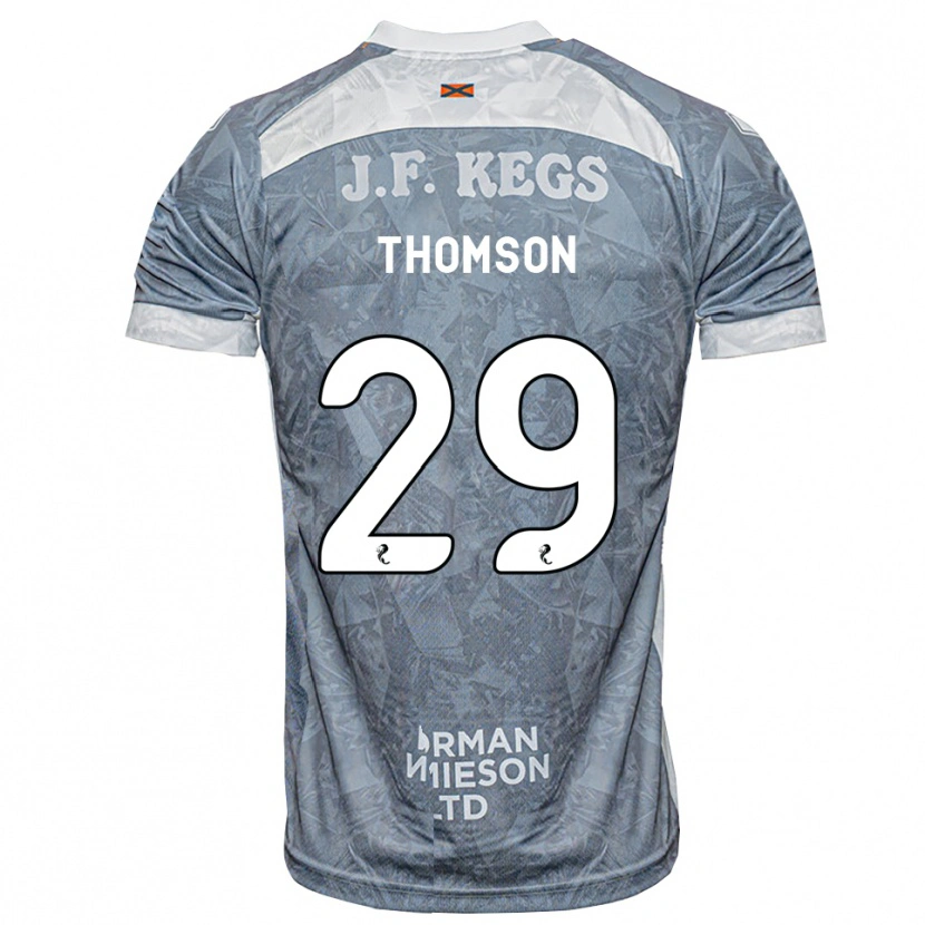 Danxen Herren Miller Thomson #29 Hellgrau Auswärtstrikot Trikot 2026/27 T-Shirt Österreich