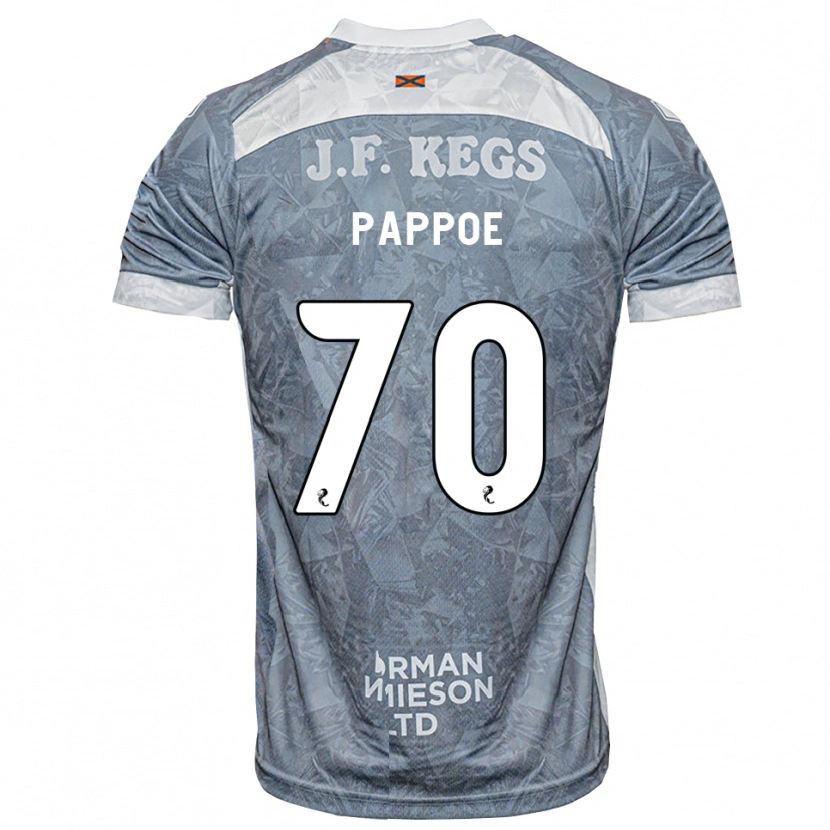 Danxen Herren Isaac Pappoe #70 Hellgrau Auswärtstrikot Trikot 2026/27 T-Shirt Österreich
