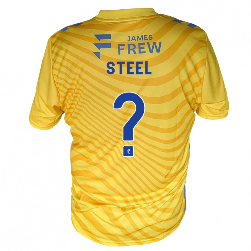 Danxen Herren Lauren Steel #0 Königsblau Gelb Auswärtstrikot Trikot 2026/27 T-Shirt Österreich