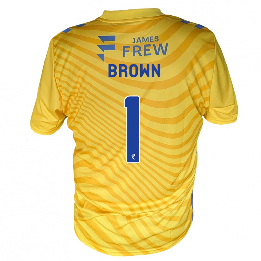 Danxen Herren Dylan Brown #1 Königsblau Gelb Auswärtstrikot Trikot 2026/27 T-Shirt Österreich
