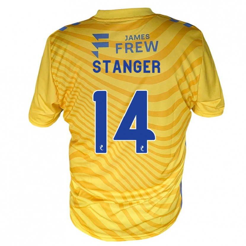 Danxen Herren George Stanger #14 Königsblau Gelb Auswärtstrikot Trikot 2026/27 T-Shirt Österreich