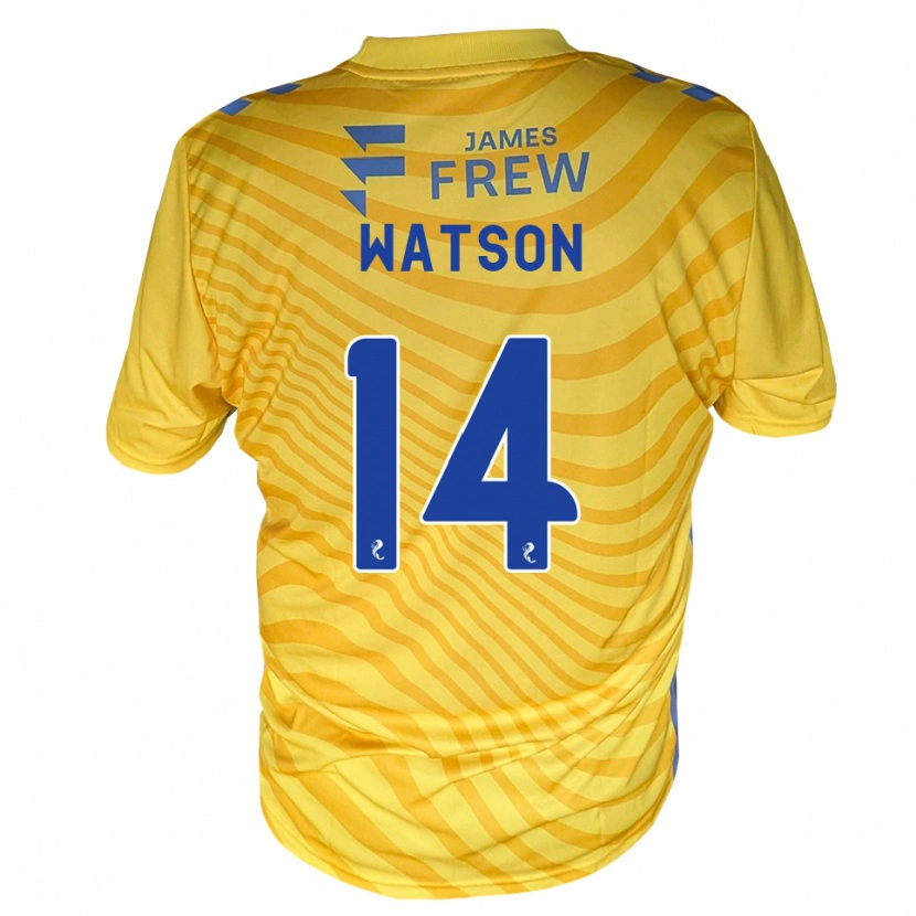 Danxen Herren Craig Watson #14 Königsblau Gelb Auswärtstrikot Trikot 2026/27 T-Shirt Österreich