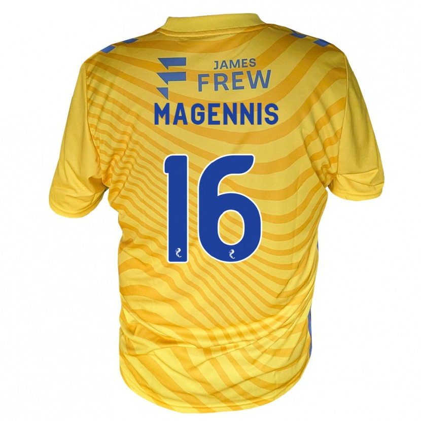 Danxen Herren Kyle Magennis #16 Königsblau Gelb Auswärtstrikot Trikot 2026/27 T-Shirt Österreich