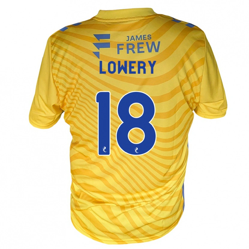 Danxen Herren Tom Lowery #18 Königsblau Gelb Auswärtstrikot Trikot 2026/27 T-Shirt Österreich