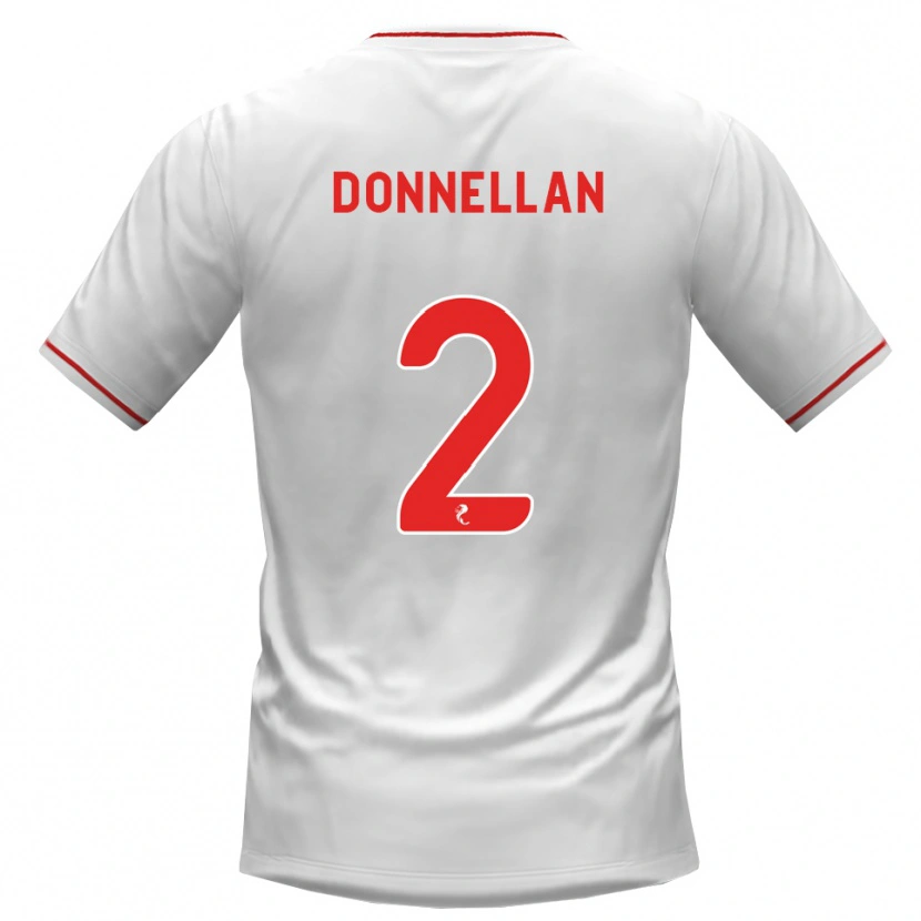 Danxen Herren Shaun Donnellan #2 Weiß Rot Auswärtstrikot Trikot 2026/27 T-Shirt Österreich