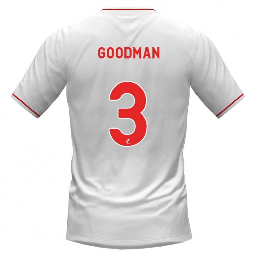 Danxen Herren Mya Goodman #3 Weiß Rot Auswärtstrikot Trikot 2026/27 T-Shirt Österreich