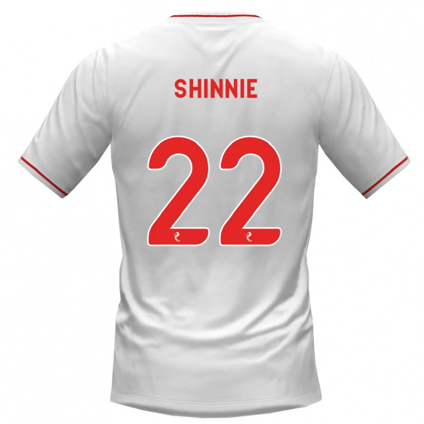 Danxen Herren Andrew Shinnie #22 Weiß Rot Auswärtstrikot Trikot 2026/27 T-Shirt Österreich