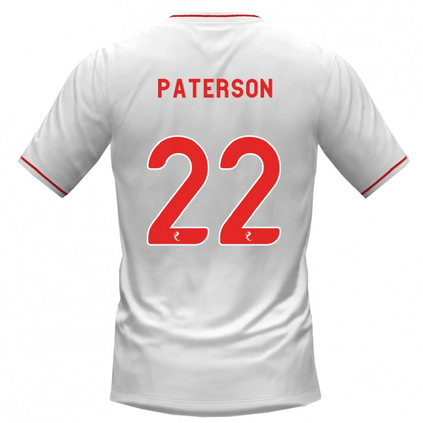 Danxen Herren Maura Paterson #22 Weiß Rot Auswärtstrikot Trikot 2026/27 T-Shirt Österreich