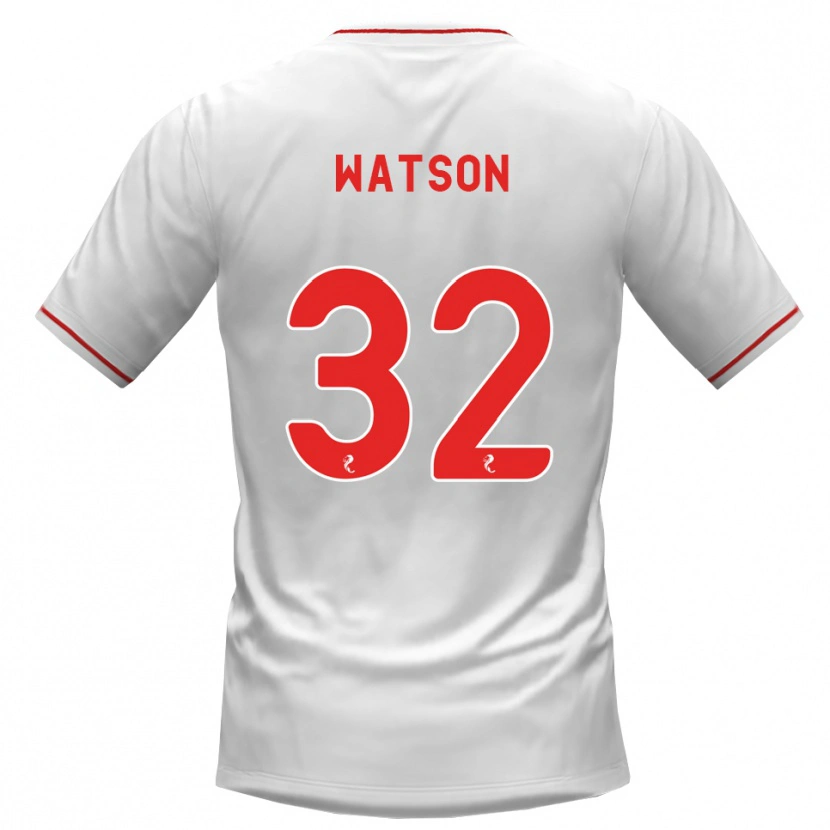 Danxen Herren Ashley Watson #32 Weiß Rot Auswärtstrikot Trikot 2026/27 T-Shirt Österreich