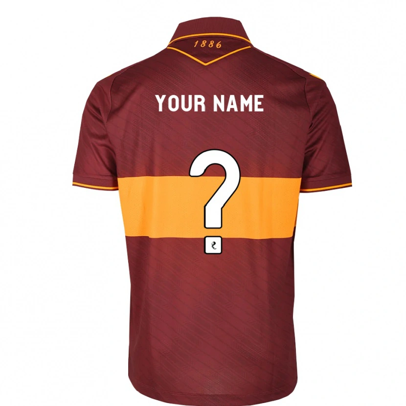 Danxen Herren Ihren Namen #0 Orange Maroon Auswärtstrikot Trikot 2026/27 T-Shirt Österreich