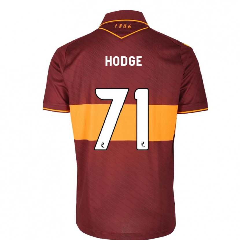 Danxen Herren Joe Hodge #71 Orange Maroon Auswärtstrikot Trikot 2026/27 T-Shirt Österreich
