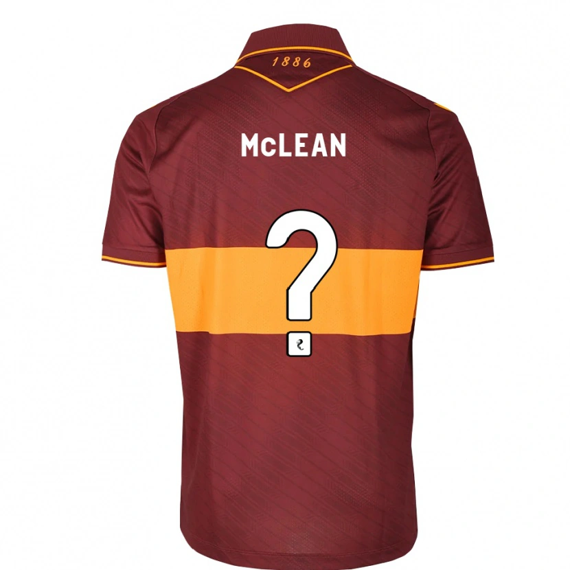 Danxen Herren Harry Mclean #0 Orange Maroon Auswärtstrikot Trikot 2026/27 T-Shirt Österreich