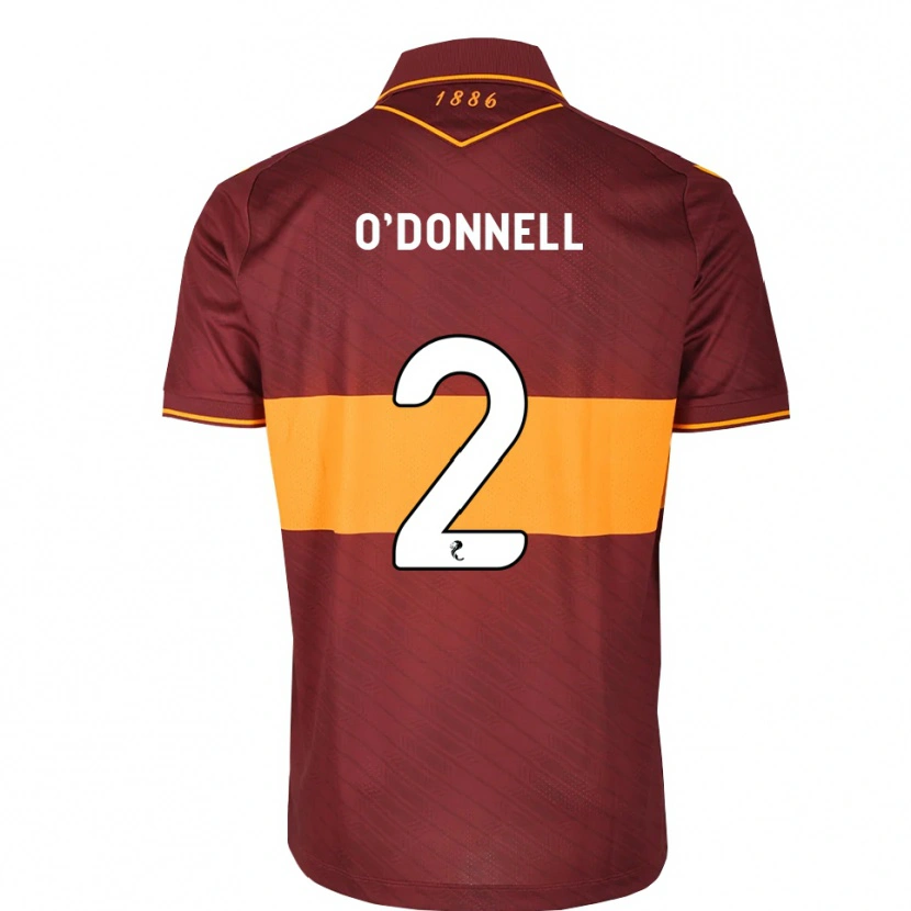 Danxen Herren Stephen O'donnell #2 Orange Maroon Auswärtstrikot Trikot 2026/27 T-Shirt Österreich