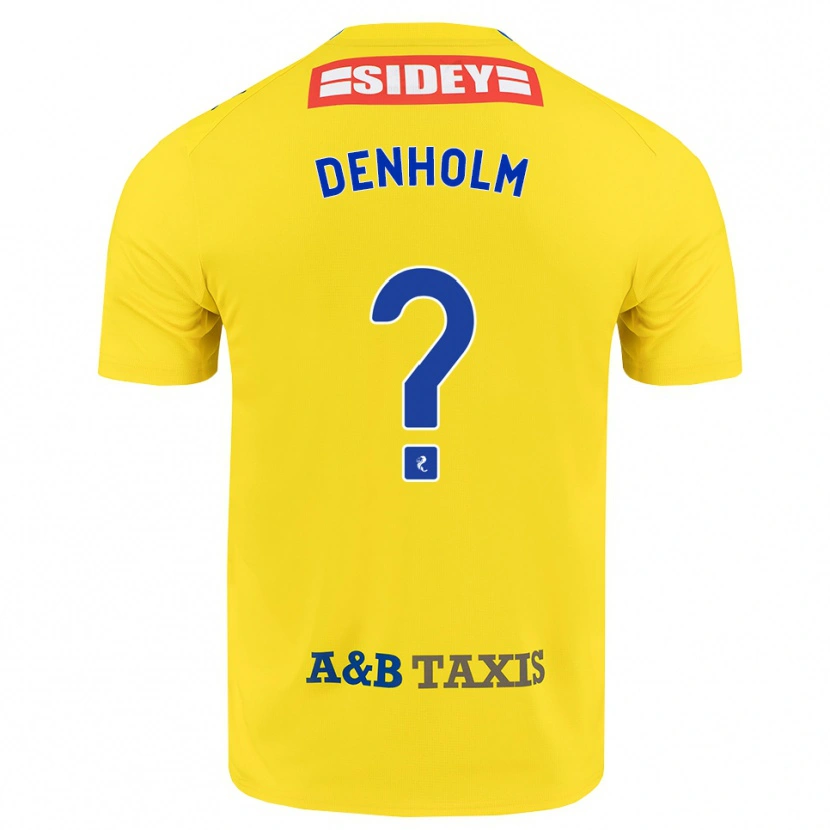 Danxen Herren Ben Denholm #0 Gelb Blau Schwarz Auswärtstrikot Trikot 2026/27 T-Shirt Österreich