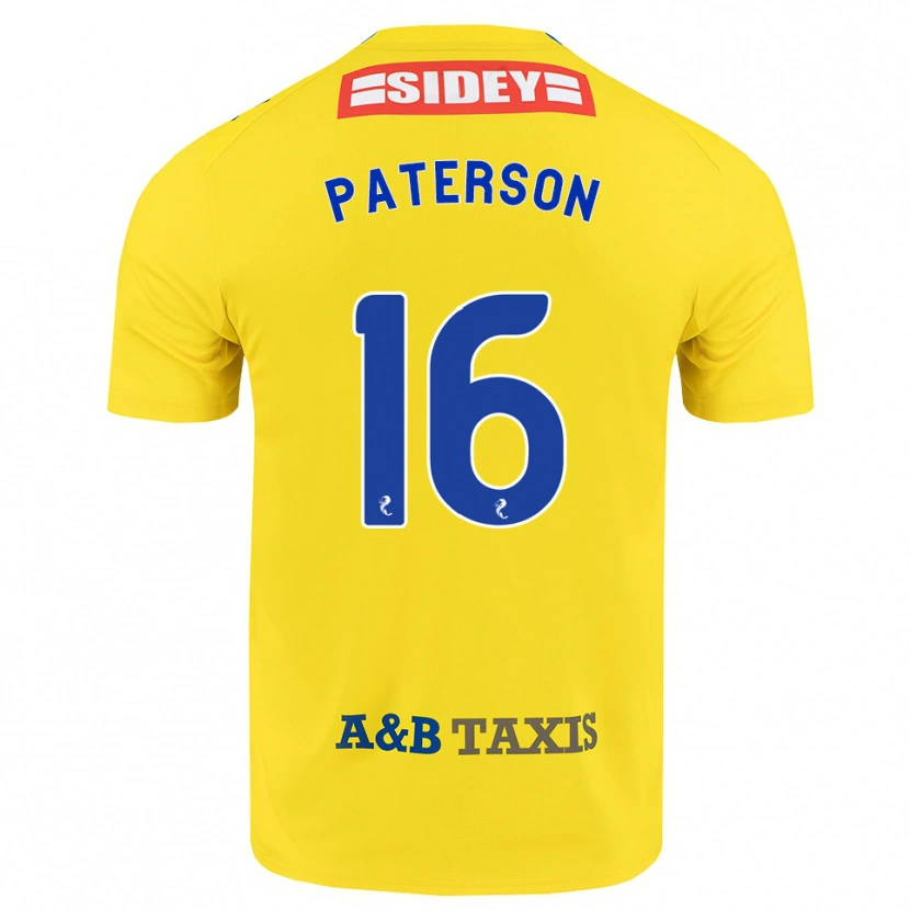 Danxen Herren Megan Paterson #16 Gelb Blau Schwarz Auswärtstrikot Trikot 2026/27 T-Shirt Österreich
