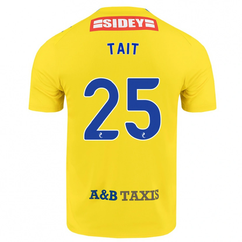 Danxen Herren Macaulay Tait #25 Gelb Blau Schwarz Auswärtstrikot Trikot 2026/27 T-Shirt Österreich