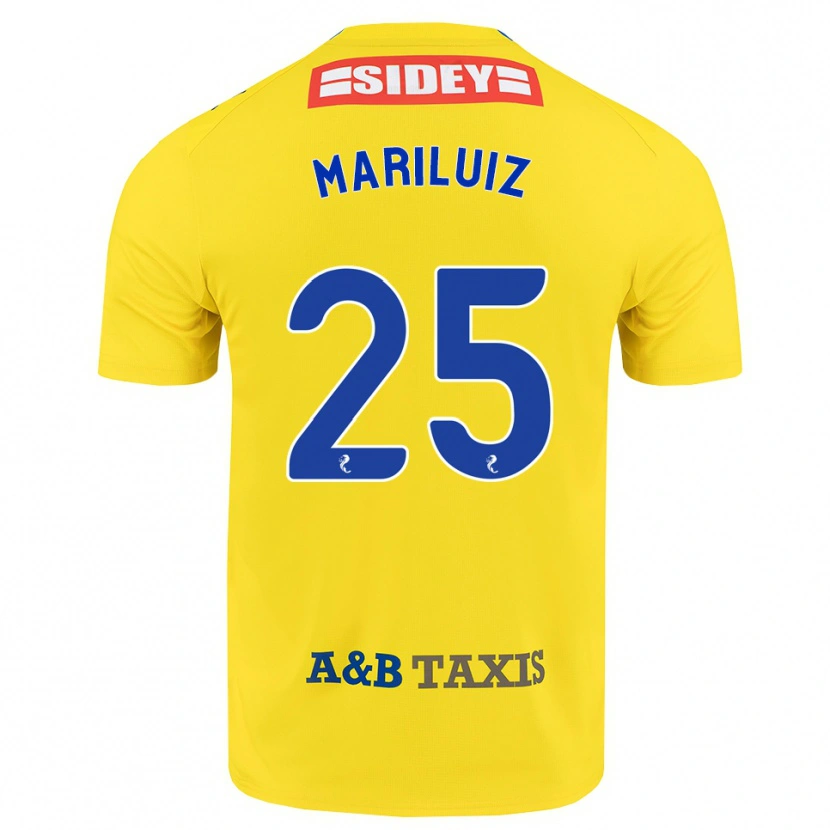 Danxen Herren Mariluiz Sanchez #25 Gelb Blau Schwarz Auswärtstrikot Trikot 2026/27 T-Shirt Österreich