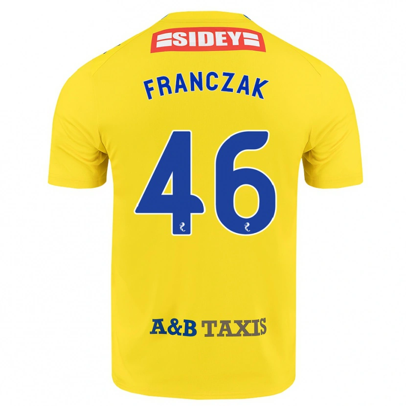 Danxen Herren Franciszek Franczak #46 Gelb Blau Schwarz Auswärtstrikot Trikot 2026/27 T-Shirt Österreich