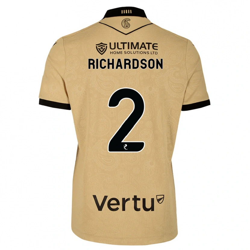 Danxen Herren Jayden Richardson #2 Burlywood Schwarz Auswärtstrikot Trikot 2026/27 T-Shirt Österreich