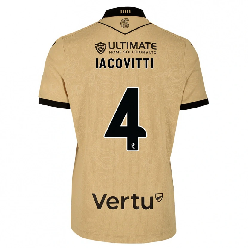 Danxen Herren Alex Iacovitti #4 Burlywood Schwarz Auswärtstrikot Trikot 2026/27 T-Shirt Österreich