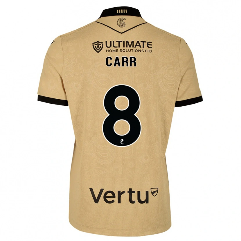 Danxen Herren Ryan Carr #8 Burlywood Schwarz Auswärtstrikot Trikot 2026/27 T-Shirt Österreich