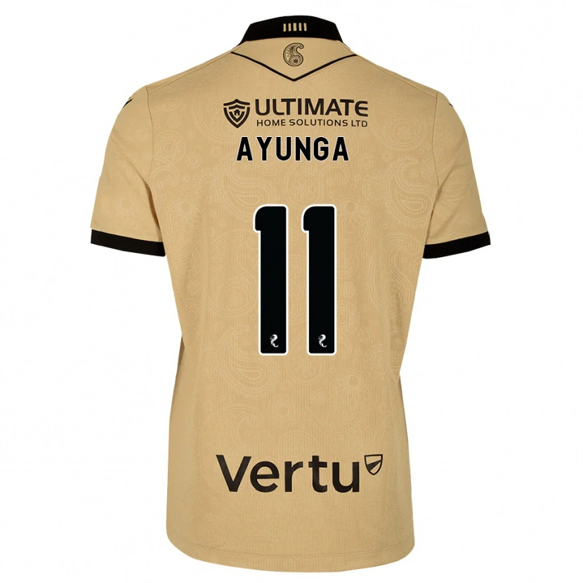 Danxen Herren Jonah Ayunga #11 Burlywood Schwarz Auswärtstrikot Trikot 2026/27 T-Shirt Österreich
