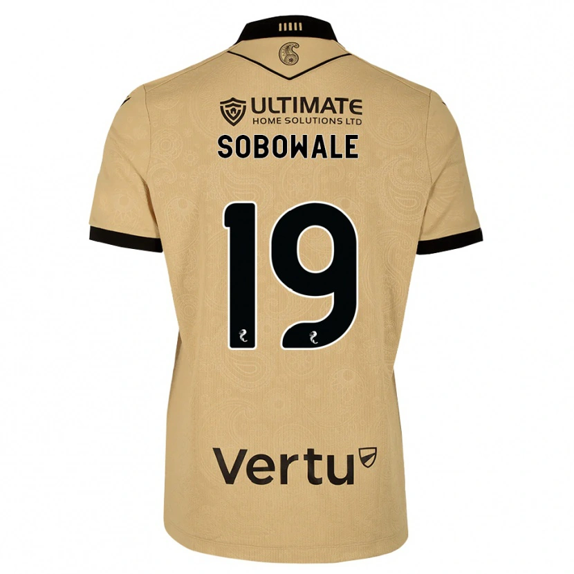 Danxen Herren Tunmise Sobowale #19 Burlywood Schwarz Auswärtstrikot Trikot 2026/27 T-Shirt Österreich