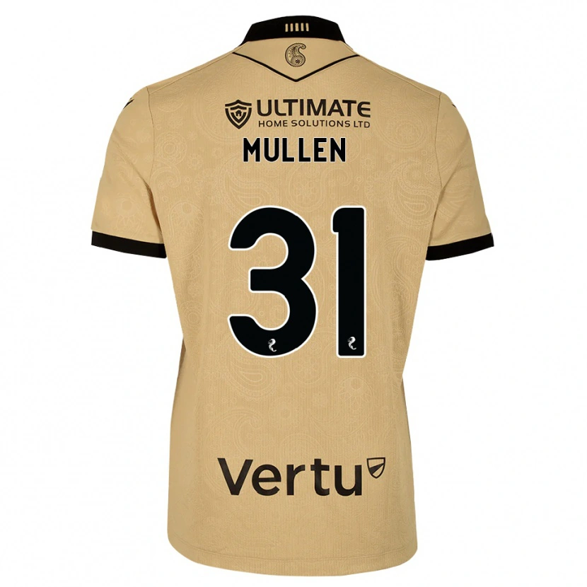 Danxen Herren Ryan Mullen #31 Burlywood Schwarz Auswärtstrikot Trikot 2026/27 T-Shirt Österreich
