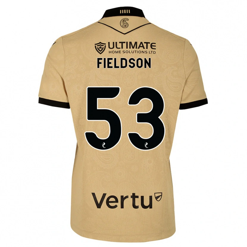 Danxen Herren Henry Fieldson #53 Burlywood Schwarz Auswärtstrikot Trikot 2026/27 T-Shirt Österreich