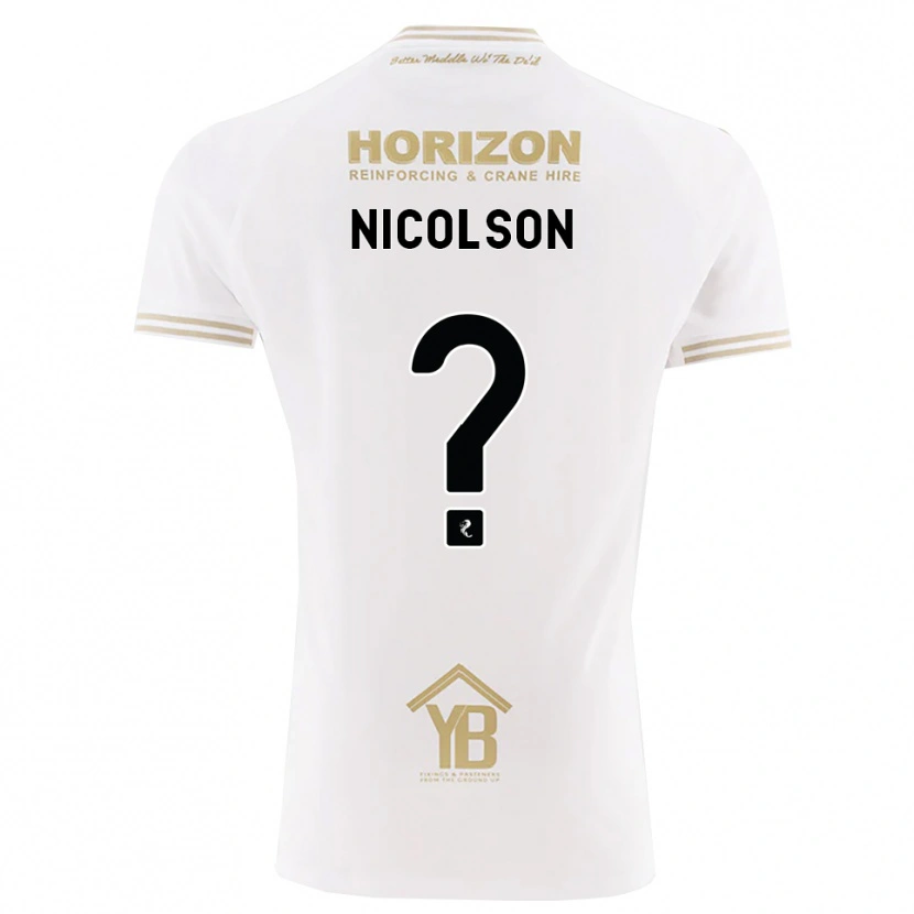 Danxen Herren Amanda Nicolson #0 Weizen Weiß Auswärtstrikot Trikot 2026/27 T-Shirt Österreich