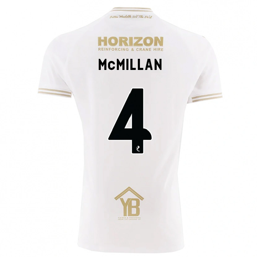 Danxen Herren Jack Mcmillan #4 Weizen Weiß Auswärtstrikot Trikot 2026/27 T-Shirt Österreich