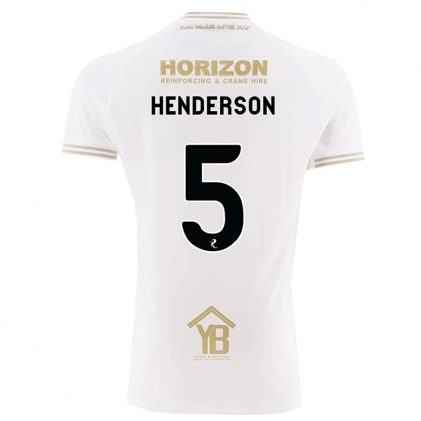 Danxen Herren Liam Henderson #5 Weizen Weiß Auswärtstrikot Trikot 2026/27 T-Shirt Österreich