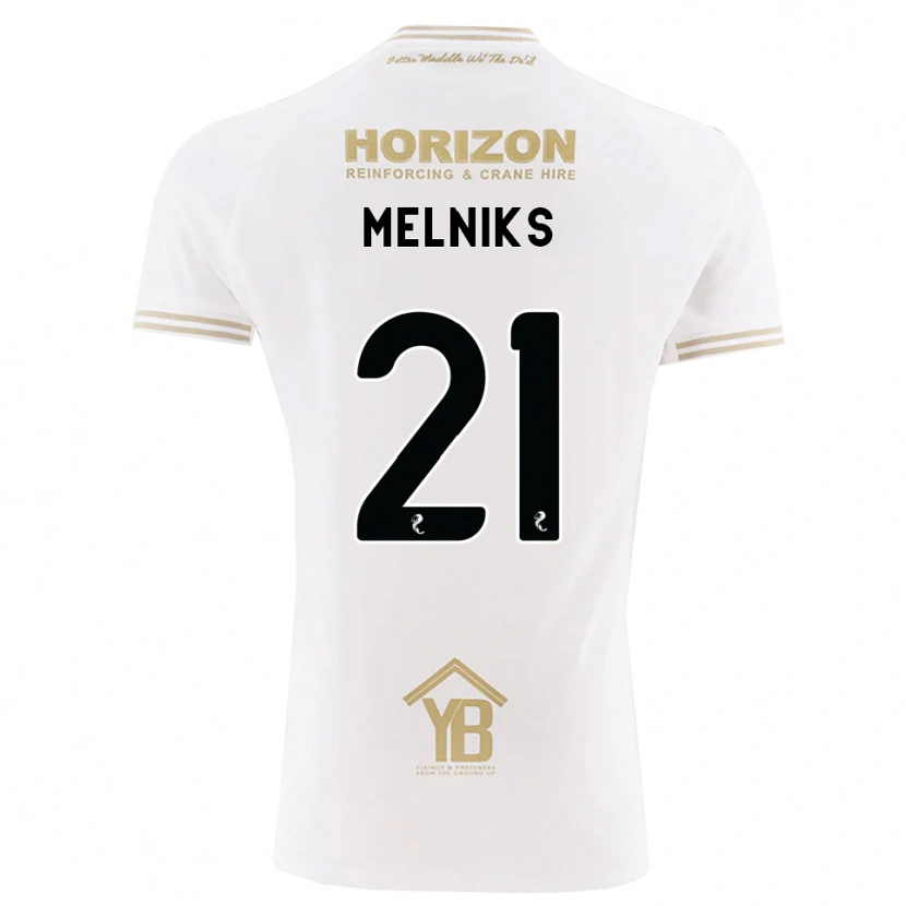 Danxen Herren Deniss Melniks #21 Weizen Weiß Auswärtstrikot Trikot 2026/27 T-Shirt Österreich