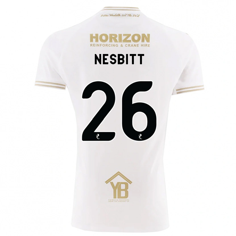 Danxen Herren Aidan Nesbitt #26 Weizen Weiß Auswärtstrikot Trikot 2026/27 T-Shirt Österreich