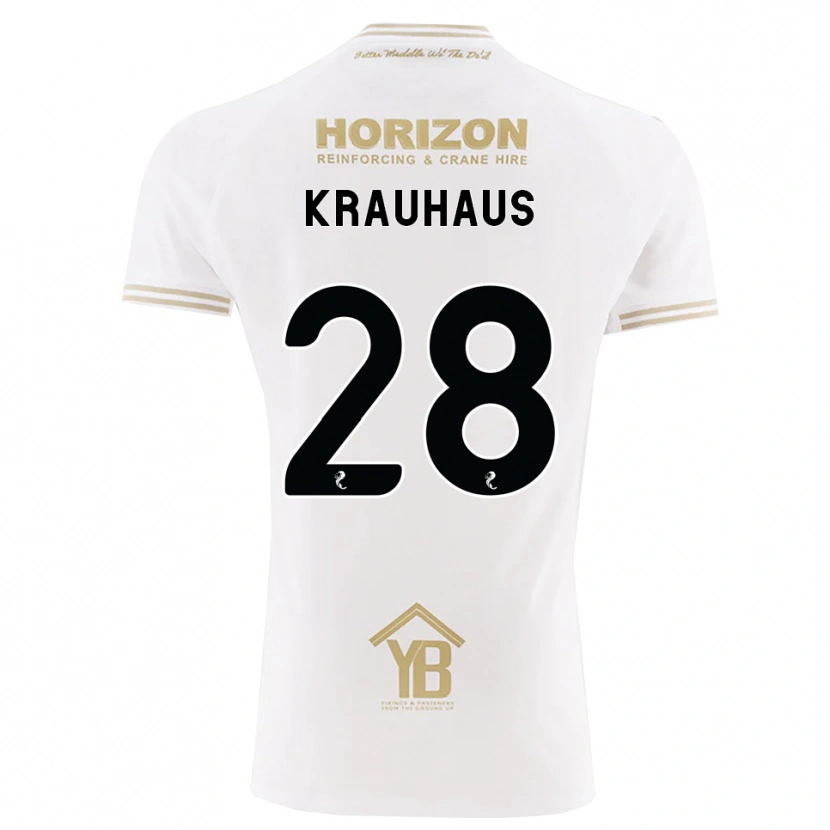 Danxen Herren Ben Krauhaus #28 Weizen Weiß Auswärtstrikot Trikot 2026/27 T-Shirt Österreich
