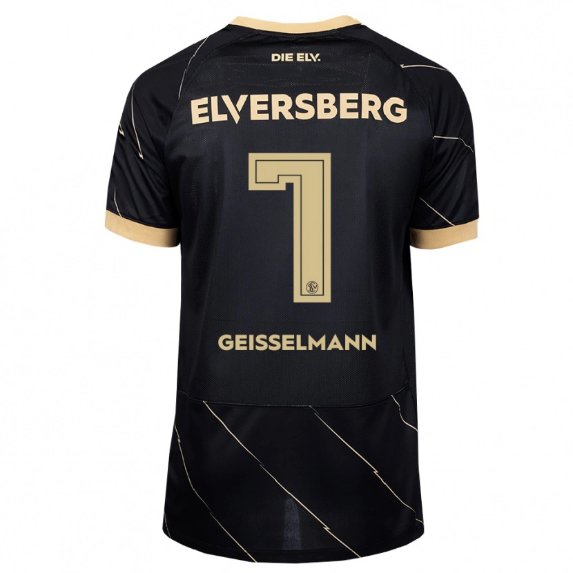 Danxen Herren Emil Geißelmann #7 Schwarz Braun Auswärtstrikot Trikot 2026/27 T-Shirt Österreich