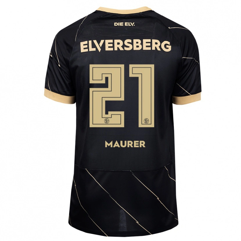 Danxen Herren Kine Maurer #21 Schwarz Braun Auswärtstrikot Trikot 2026/27 T-Shirt Österreich