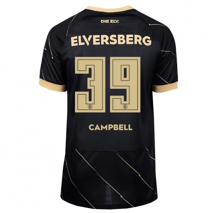 Danxen Herren Cole Campbell #39 Schwarz Braun Auswärtstrikot Trikot 2026/27 T-Shirt Österreich