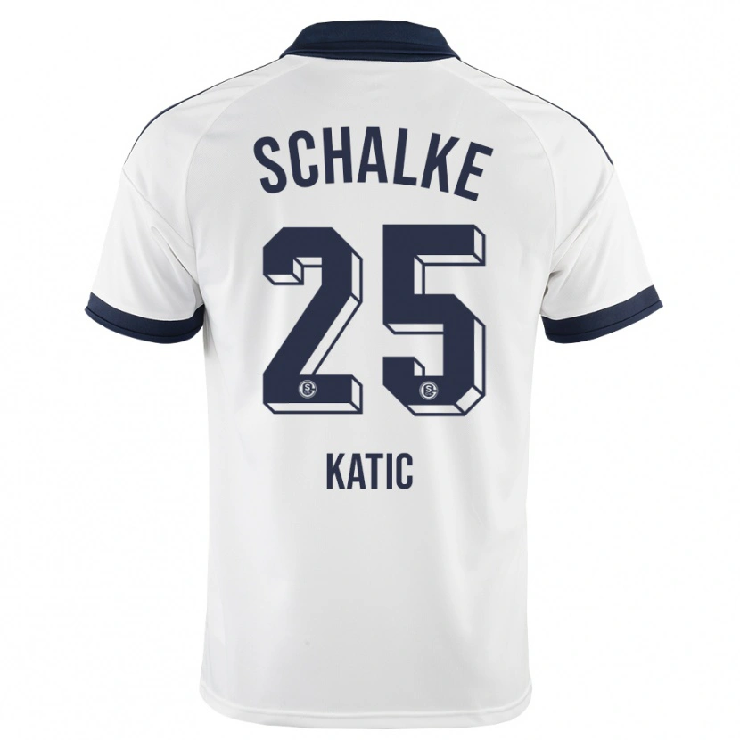 Danxen Herren Nikola Katic #25 Schwarz Weiß Auswärtstrikot Trikot 2026/27 T-Shirt Österreich