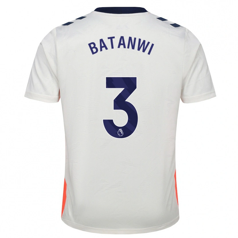 Danxen Herren Tristen Batanwi #3 Weiß Orange Königsblau Auswärtstrikot Trikot 2026/27 T-Shirt Österreich