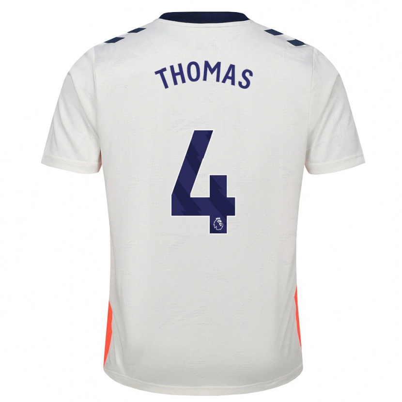 Danxen Herren Bobby Thomas #4 Weiß Orange Königsblau Auswärtstrikot Trikot 2026/27 T-Shirt Österreich