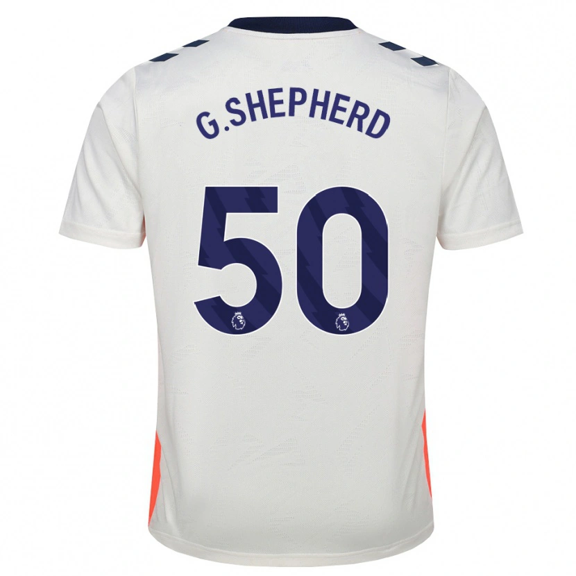 Danxen Herren George Shepherd #50 Weiß Orange Königsblau Auswärtstrikot Trikot 2026/27 T-Shirt Österreich