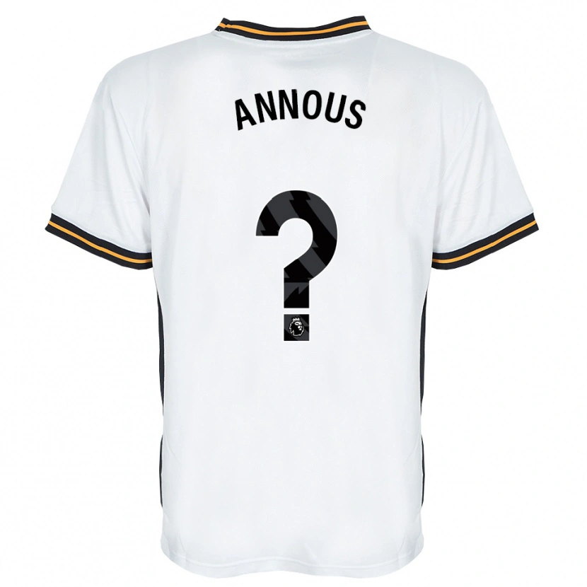 Danxen Herren Brandon Annous #0 Weiß Orange Schwarz Auswärtstrikot Trikot 2026/27 T-Shirt Österreich