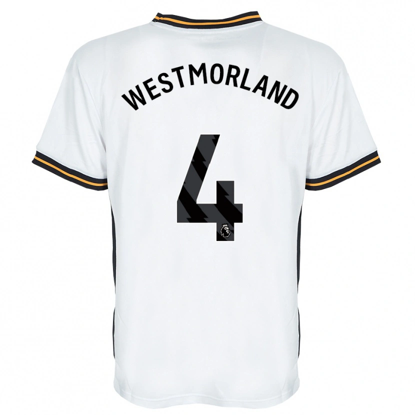 Danxen Herren Emma Westmorland #4 Weiß Orange Schwarz Auswärtstrikot Trikot 2026/27 T-Shirt Österreich