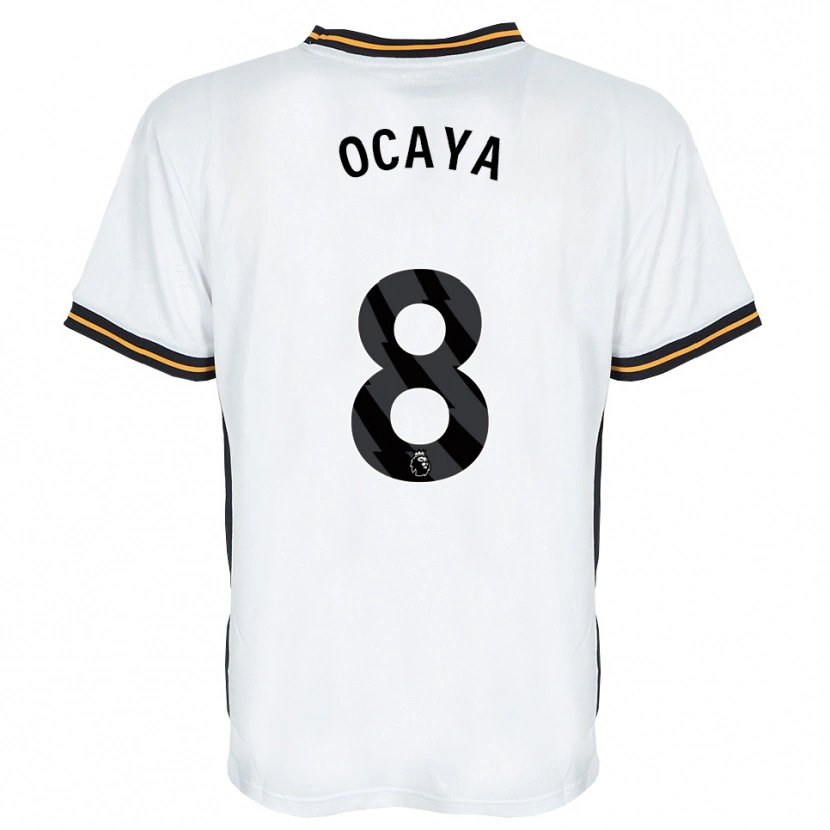 Danxen Herren Josh Ocaya #8 Weiß Orange Schwarz Auswärtstrikot Trikot 2026/27 T-Shirt Österreich