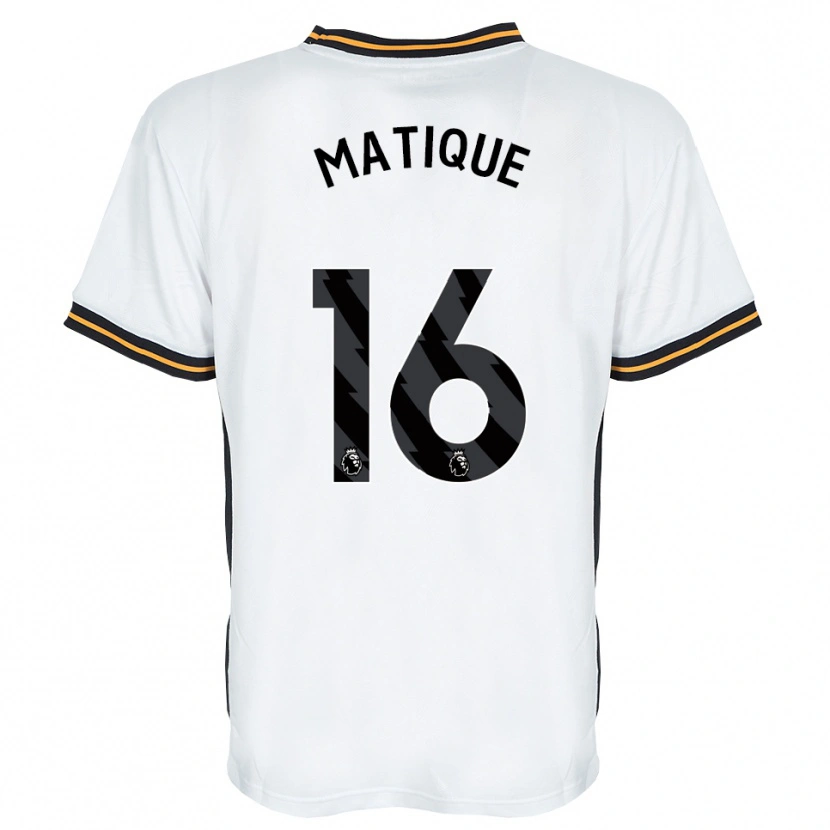 Danxen Herren Albert Matique #16 Weiß Orange Schwarz Auswärtstrikot Trikot 2026/27 T-Shirt Österreich