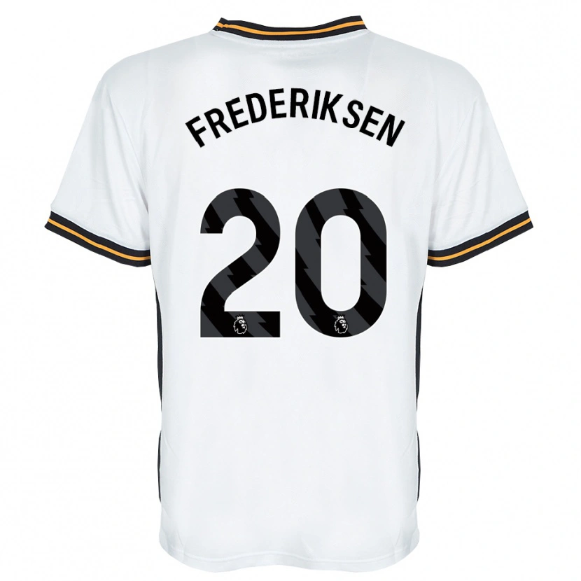 Danxen Herren Abbey Frederiksen #20 Weiß Orange Schwarz Auswärtstrikot Trikot 2026/27 T-Shirt Österreich