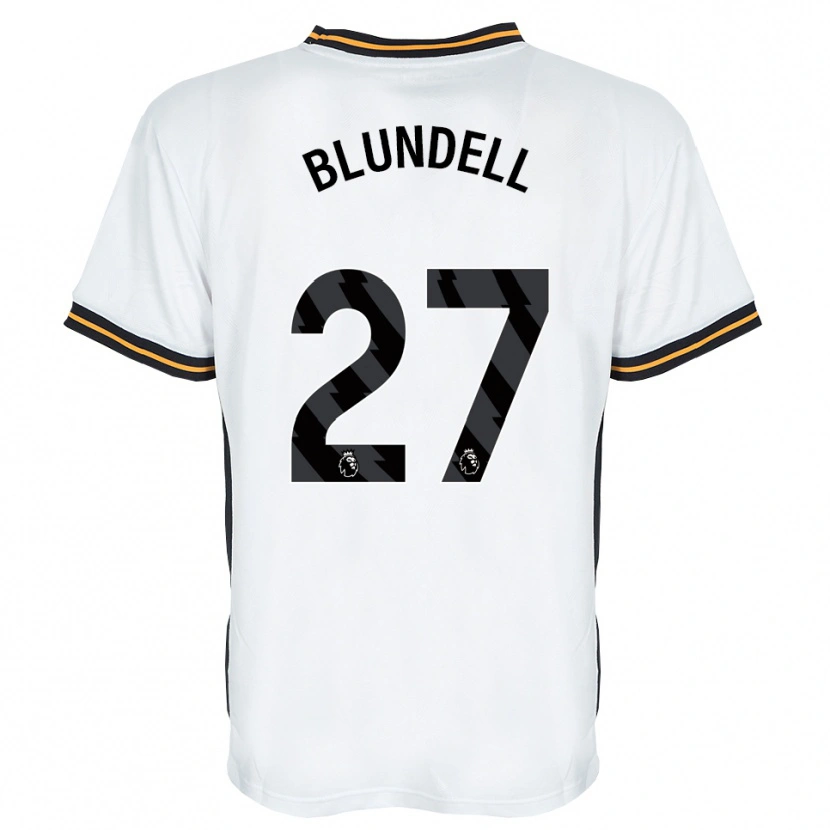 Danxen Herren Maddie Blundell #27 Weiß Orange Schwarz Auswärtstrikot Trikot 2026/27 T-Shirt Österreich