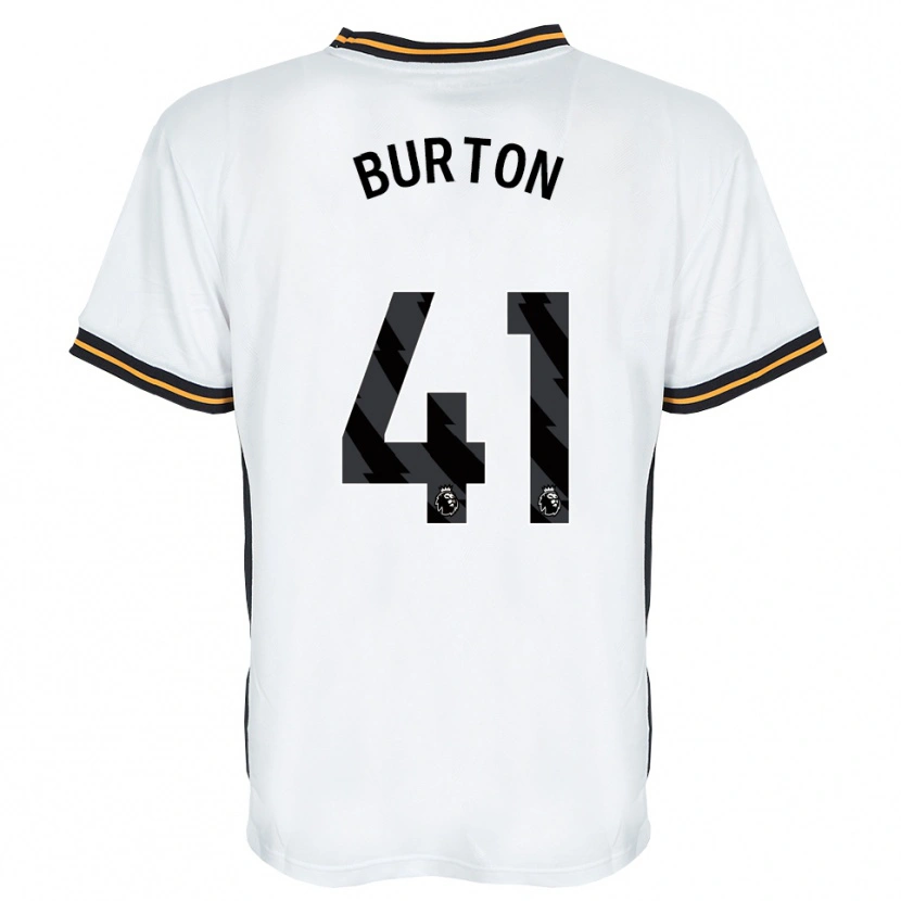 Danxen Herren Jess Burton #41 Weiß Orange Schwarz Auswärtstrikot Trikot 2026/27 T-Shirt Österreich